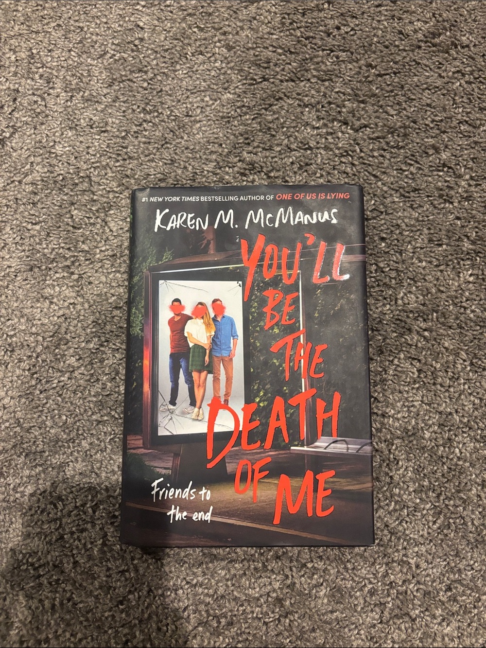 You'll Be The Death Of Me book- Black and Red